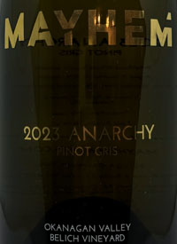 Mayhem Anarchy Pinot Gris Belich Vineyardtext