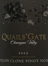 Quails' Gate Dijon Clone Pinot Noirtext