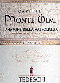 Tedeschi Amarone della Valpolicella Capitel Monte Olmitext