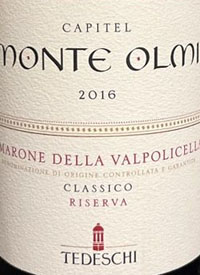 Tedeschi Amarone della Valpolicella Capitel Monte Olmitext