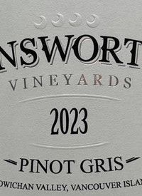 Unsworth Vineyards Cowichan Valley Pinot Gristext