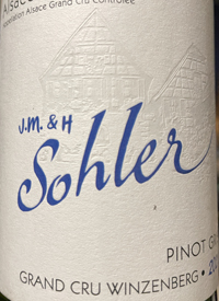 J. M. Sohler Grand Cru Winzenberg Pinot Gristext