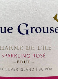 Blue Grouse Charme de l'île Sparkling Rosétext