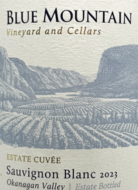 Blue Mountain Estate Cuvée Sauvignon Blanctext