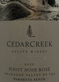 CedarCreek Platinum Naramata Bench Pinot Noir Rosétext