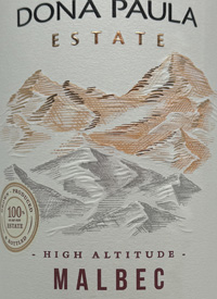 Doña Paula Estate High Altitude Malbectext