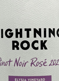 Lightning Rock Pinot Noir Rosé Elysia Vineyardtext