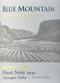 Blue Mountain Reserve Cuvée Pinot Noirtext