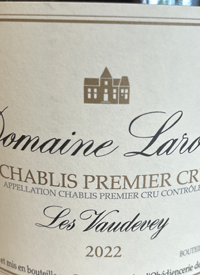 Domaine Laroche Chablis Premier Cru Les Vaudeveytext