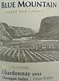 Blue Mountain Reserve Cuvée Chardonnaytext