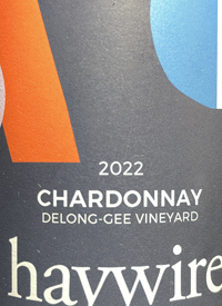 Haywire Chardonnay Delong Gee Vineyardtext