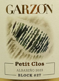 Garzón Petit Clos Albariño Block 27text