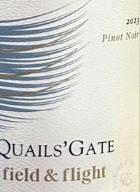 Quails' Gate Field and Flight Pinot Noirtext