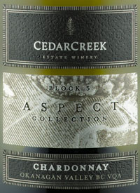 CedarCreek Aspect Collection Block 5 Chardonnaytext