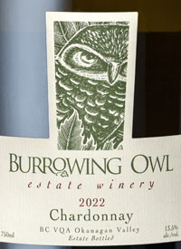 Burrowing Owl Chardonnaytext