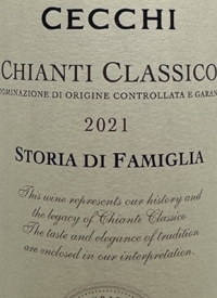 Cecchi Chianti Classico Storia di Famigliatext