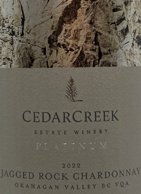 CedarCreek Platinum Jagged Rock Chardonnaytext