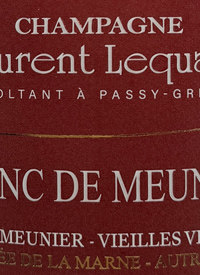 Champagne Laurent Lequart Blanc de Meunier Brut Naturetext