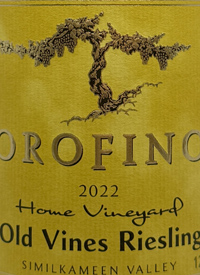 Orofino Home Vineyard Old Vines Rieslingtext