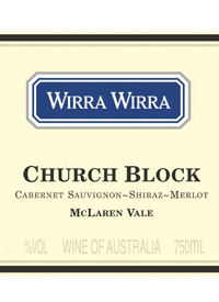 Wirra Wirra Church Block Cabernet Shiraz Merlottext