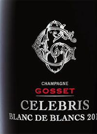 Champagne Gosset Celebris Blanc de Blancs Extra Bruttext