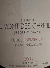 Champagne Frédéric Savart Le Mont des Chrétiens 1er Cru Extra Bruttext