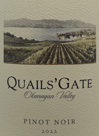 Quails' Gate Pinot Noirtext