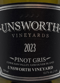 Unsworth Vineyards Pinot Gris Unsworth Vineyardtext