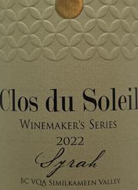 Clos du Soleil Winemaker's Series Syrahtext