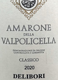 Deliboro Amarone della Valpolicella Classicotext