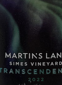 Martin's Lane Simes Vineyard Single Block Collection Transcendence Pinot Noirtext