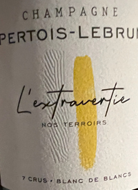 Champagne Pertois-Lebrun L'extravertie nos Terroirs Blanc de Blancs 7 Crustext