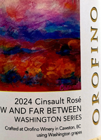 Orofino Few and Far Between Washington Series Cinsault Rosétext