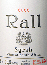 Rall Wines Syrahtext