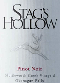 Stag's Hollow Pinot Noir Shuttleworth Creek Vineyardtext