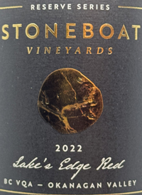 Stoneboat Vineyards Reserve Series Lakes's Edge Redtext