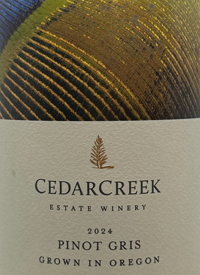 CedarCreek Pinot Gris Grown in Oregontext