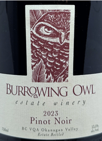 Burrowing Owl Pinot Noirtext