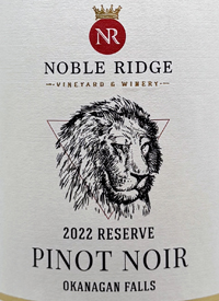 Noble Ridge King's Ransom Pinot Noirtext