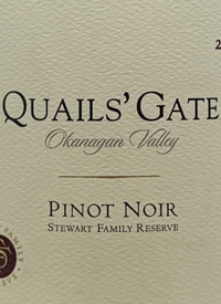 Quails' Gate Stewart Family Reserve Pinot Noirtext