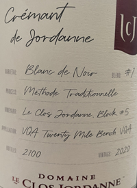 Le Clos Jordanne Crémant de Jordanne Blanc de Noir #1text