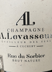 Champagne A. Levasseur Rue du Sorbier Brut Naturetext