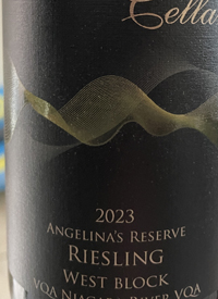 Riverview Cellars Angelina's Reserve Riesling West Blocktext