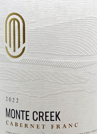 Monte Creek Cabernet Franc Ancient Waters Seriestext