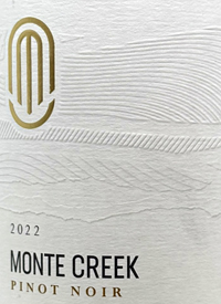 Monte Creek Pinot Noir Ancient Waters Seriestext