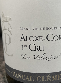 Pascal Clément Aloxe-Corton 1er Cru Les Valozièrestext