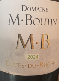 Domaine M Boutin Cuvée M-Btext