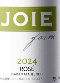 JoieFarm Rosé Naramata Benchtext