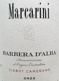 Marcarini Ciabot Camerano Barbera D'Albatext