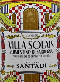 Santadi Villa Solais Vermentino di Sardegnatext